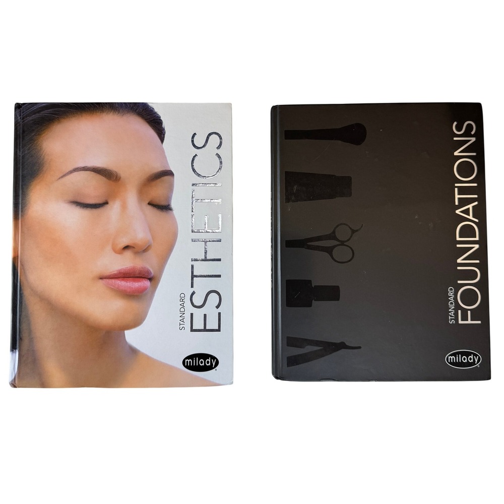 Milady Standard Esthetics and Foundations Textbook Bundle 12th Edition Hardcover
